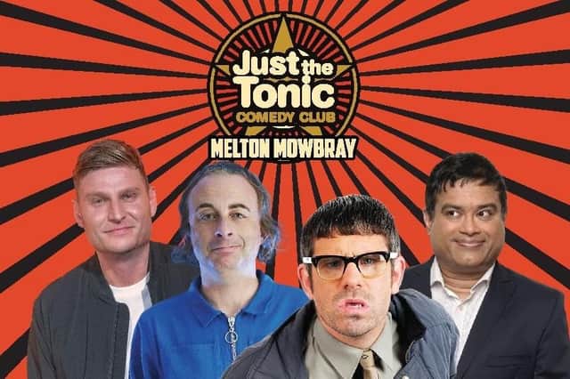 Headliners in the Just The Tonic comedy shows at the Stockyard in 2026