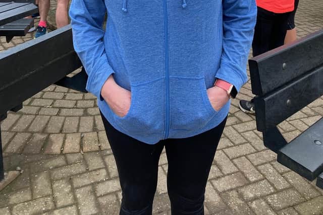 Liz Mitra prepares for her first Parkrun on Saturday