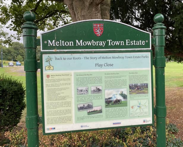 Melton Mowbray Town Estate's Play Close Park
