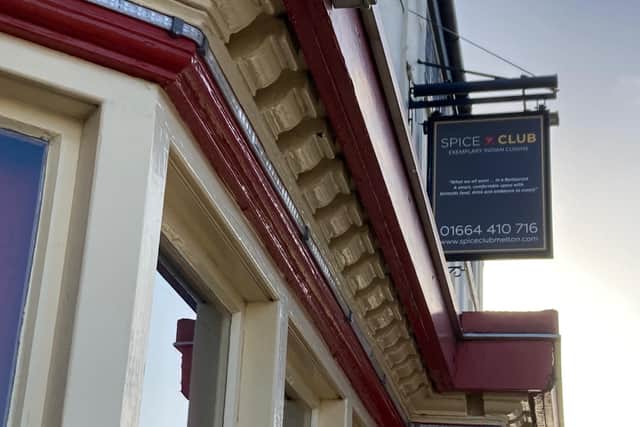 Spice Club in Melton Mowbray which has now closed