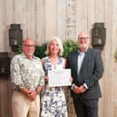 Melton Country Park representatives receiving a cheque at last year's Ragdale funding presentation night PHOTO Adam Shaw