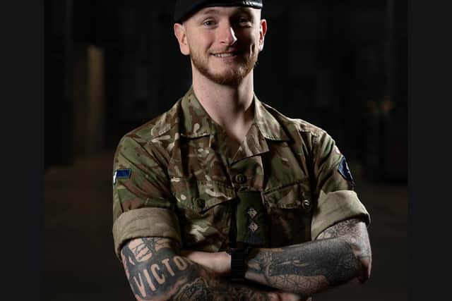 Capt Tyler Bury, who is aiming to set a new Guinness World Record at the London Marathon PHOTOS: instagram.com/8bymidnight and x.com/8byMidnight