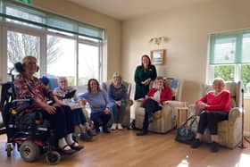 Guest at Dove Cottage Day Hospice pictured in April last year