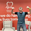 John Houghton prepares to take on the London Marathon in aid of the British Heart Foundation