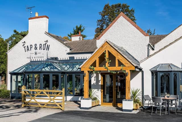 The Tap and Run pub pictured before June's devastating fire