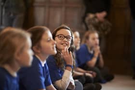 Primary school pupils take part in the Lions Roar national competition