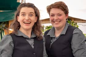Rosie Evans and Fiona Hawk. Picture: Myth-Fits