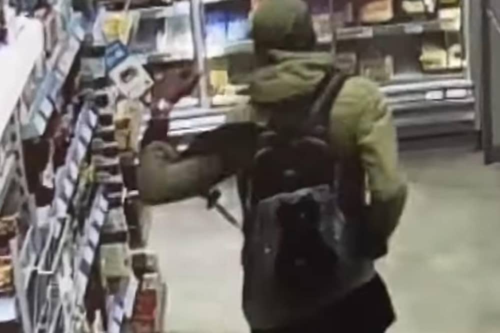 Prolific shoplifter caught on CCTV stealing bacon from Co-op a week after being given second chance by judge