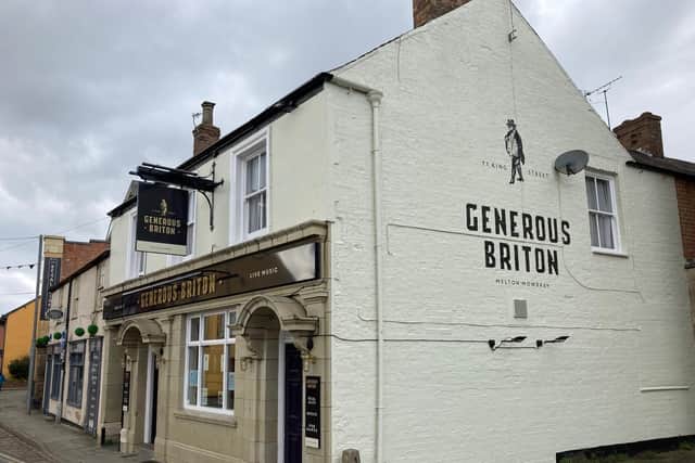 The Generous Briton pub, in King Street, Melton, which is set to reopen