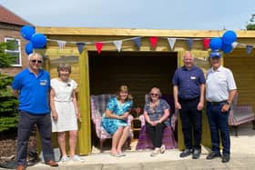 The summerhouse at Dove Cottage Day Hospice