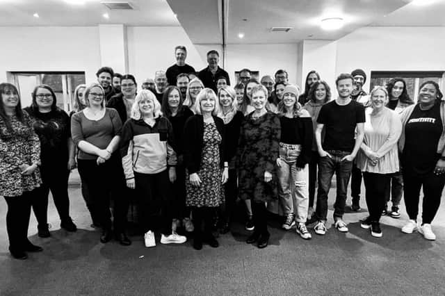 The cast for the upcoming Jekyll and Hyde The Musical show performed by The Melton Musical Theatre Company at Melton Theatre
