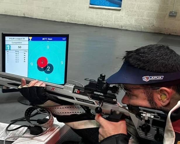 Sean Bett - hoping to make the GB Dewar Rifle team to take on the USA. Photo by @nevs_photoshooting