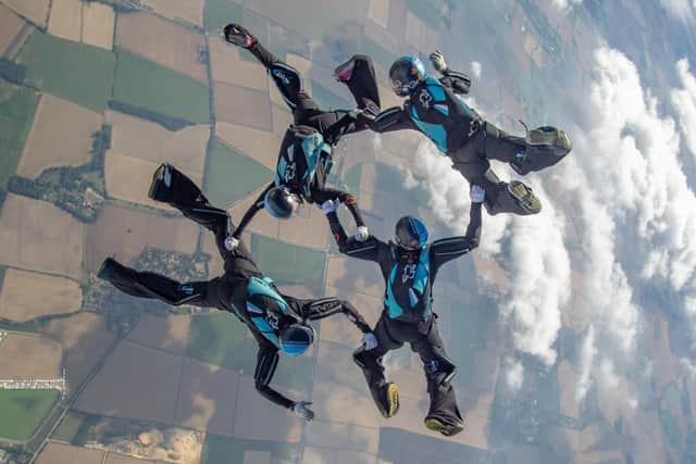 Chimera pictured during their national title winning flight
PHOTO Pete Harries at Skydive Langar