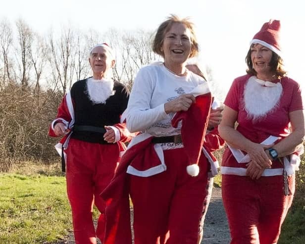 Participants in a previous Melton Santa Fun Run