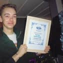 George Icke with his five-year award