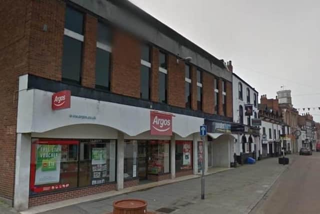 The former Argos store in Nottingham Street, Melton Mowbray, which closed there in March 2020