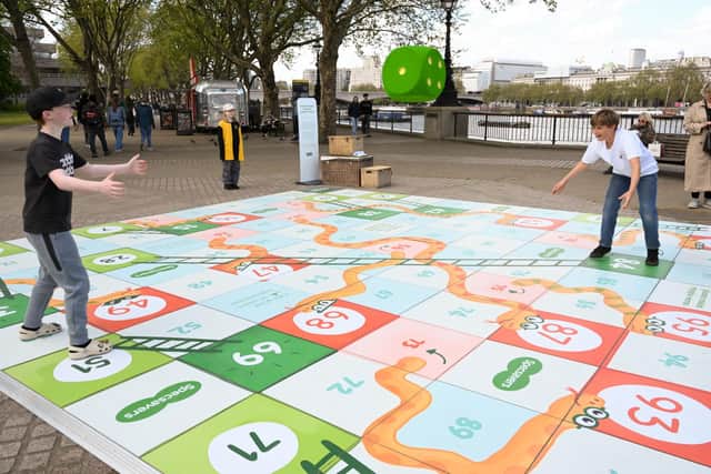 snakes and ladders installation