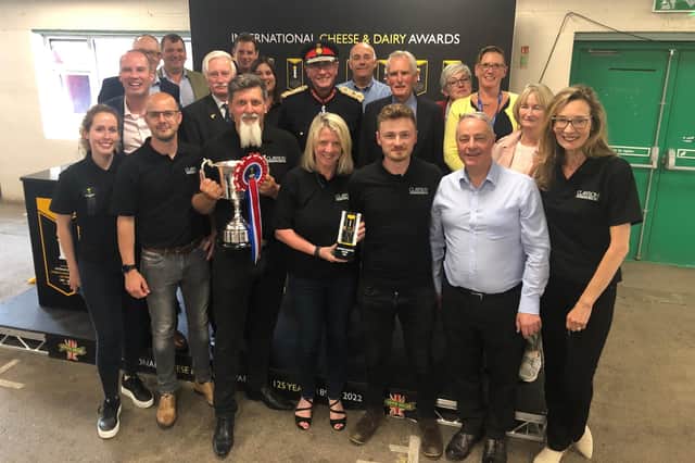 Long Clawson Dairy staff celebrate success at the International Cheese and Dairy Awards