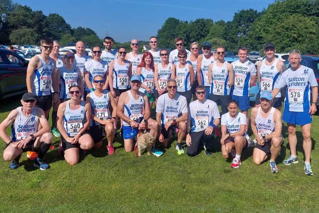 Stilton Striders' contingent at the Swithland Six race.