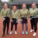 Melton Mowbray Tennis Club Ladies' second team - derby day winners.