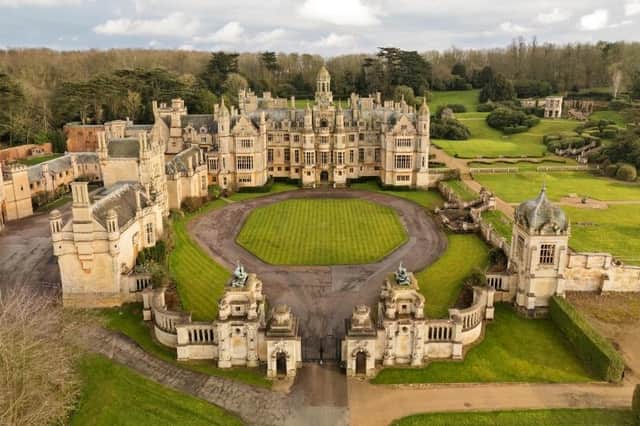The majestic Harlaxton Manor