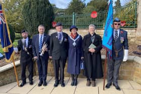 Melton Royal British Legion chairman, Nick Pridden (third from left) with former Mayor Siggy Atherton at the launch of last year's local Poppy Appeal