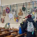 Last year's Christmas Wreath Festival in St John's Church at Melton Mowbray