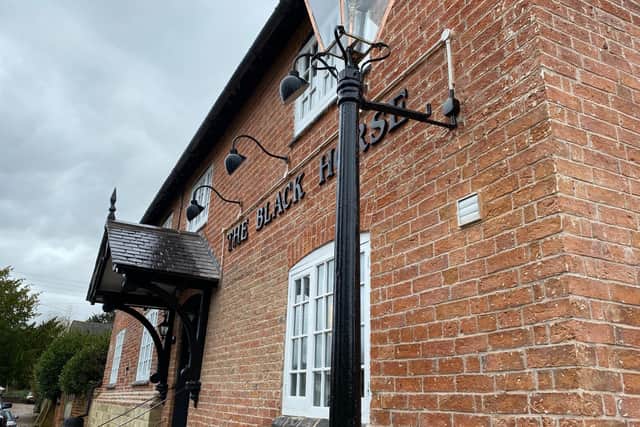 The Black Horse pub at Grimston which reopens this week under community ownership