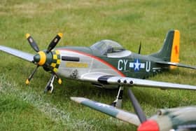 One of the radio-controlled aircraft at a previous Melton Model Club show