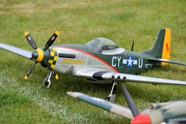 One of the radio-controlled aircraft at a previous Melton Model Club show