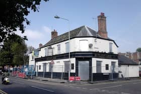 The Rutland Arms, Melton, pictured before it was demolished