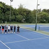 Hamilton Tennis Club's courts have a fresh look.