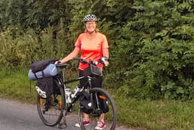 Linda Arnold, who is taking on a gruelling fundraiser cycle ride for a mental health service