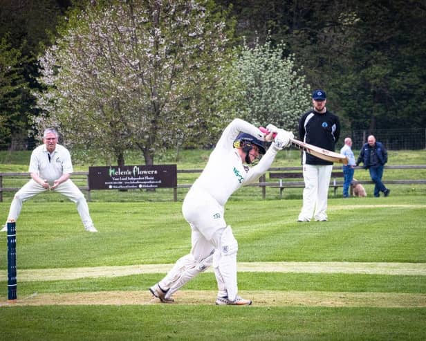 Action from the one Belvoir second XI match to have been played so far. Photo: Belvoir CC.