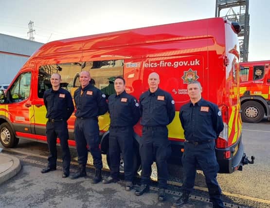 County firefighters heading to Turkey to help at the earthquake disaster sites, including Pete Wakefield (second from left) who lives in Melton