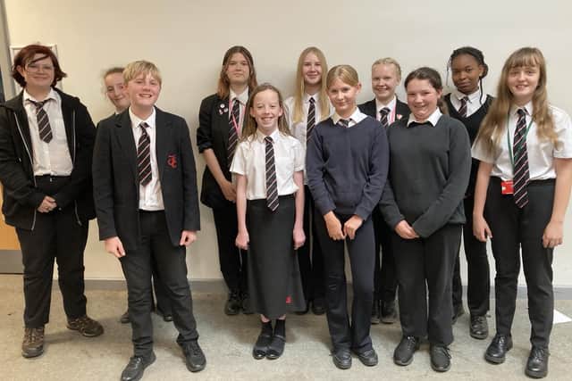 John Ferneley College's choir which performed at Melton Theatre