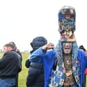 Thousands of Pompey FC fans flocked to Southsea Common to celebrate the team's League One title and promotion. Pictured: John Pompey Westwood Picture Credit: Keith Woodland