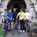 Cyclists taking part in last year's annual Ride+Stride fundraiser for Leicestershire churches