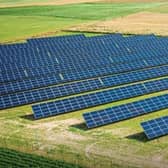 A large solar farm is planned north of Freeby and close to Waltham