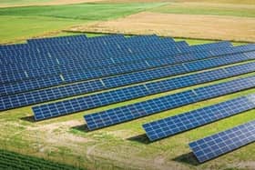 A large solar farm is planned north of Freeby and close to Waltham