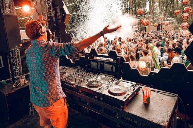 Dancers enjoying the music at a previous Noisily Festival