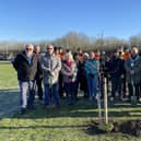 Flashback to 2024: volunteers who planted 500 saplings for a new community woodland at Kirby Fields in Melton