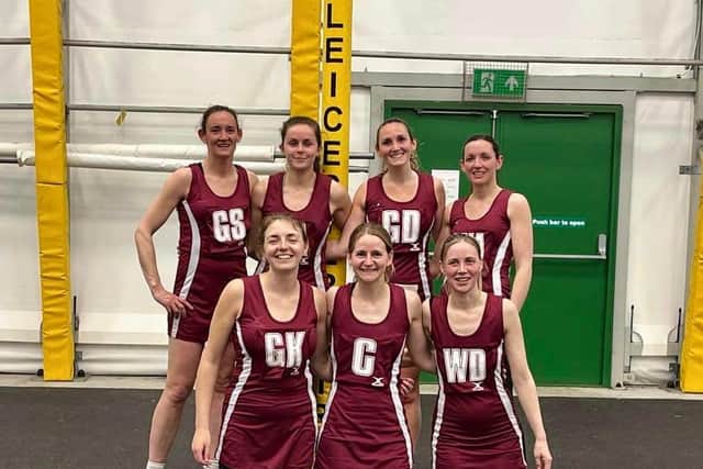 Some of the Melton Mowbray Marvels squad.