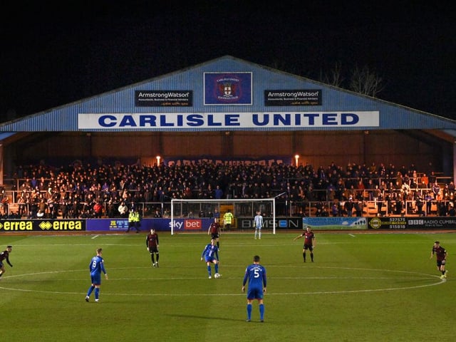 Carlisle Untied have an average attendance this season of 4,623.