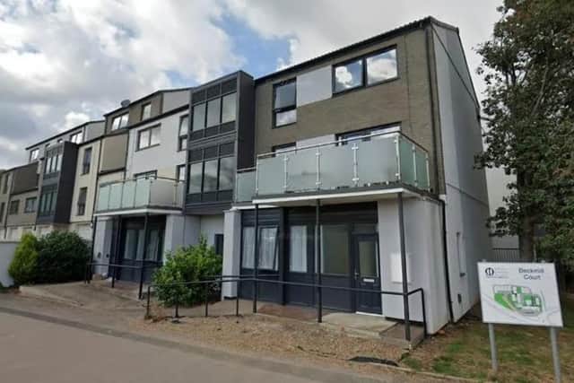 The council-owned Beckmill Court in Melton