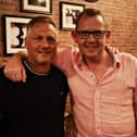 Ian Kerr (right) with Darren Gough - they've linked up on the new Follow On Tours venture