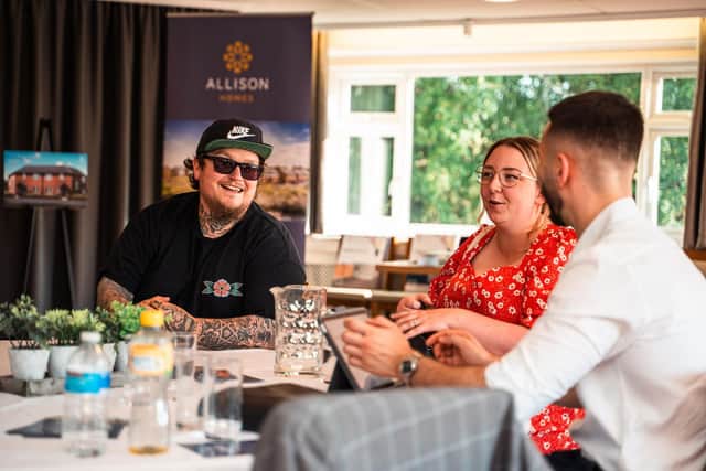 The launch event gave prospective buyers the chance to view site plans