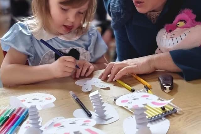 Saturday morning activities at St Mary's Church, Melton