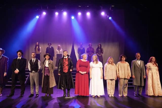 The cast of 'Dracula - The Musical' pictured at their recent Melton Theatre production