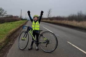 Cycling enthusiasts like young Vale of Belvoir fundraiser, Rupert Brooke, will benefit from a new network of cycling routes